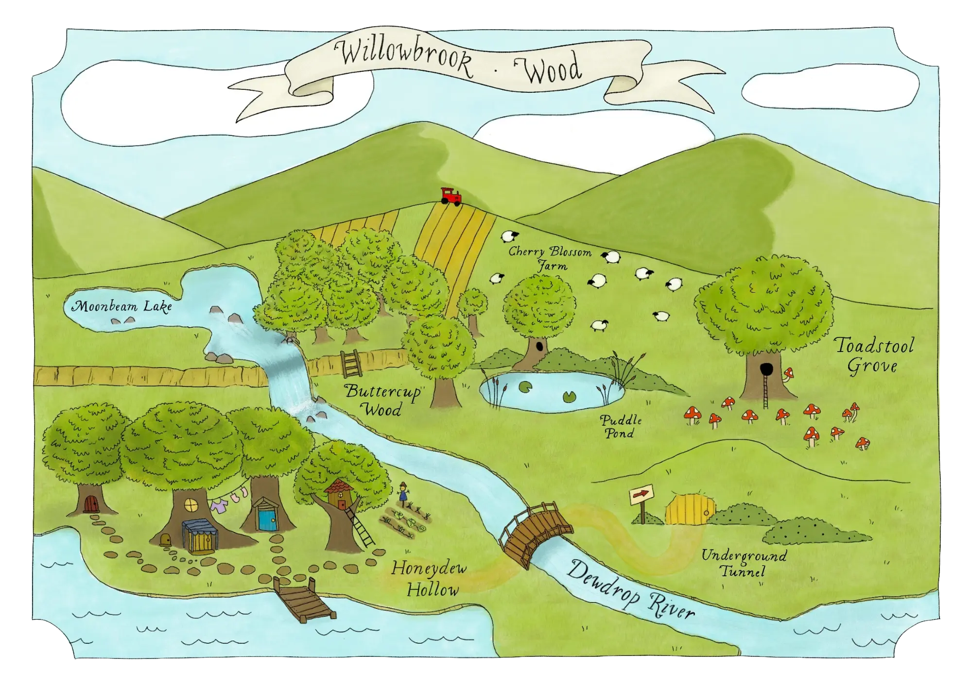 Map of Willowbrook Wood