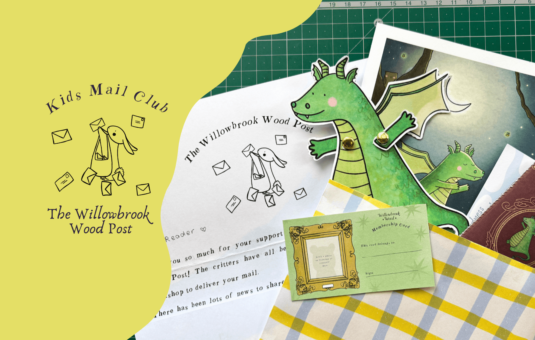 Willowbrook Wood Post - Snail Mail Club for Kids - Image 1